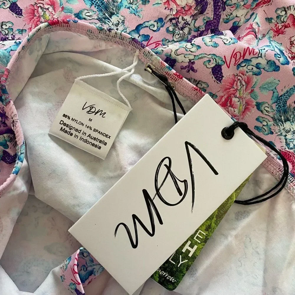 NWT Revolve x VDM Kylie Dragons Knot‎ Swim Cover Up Skirt Medium